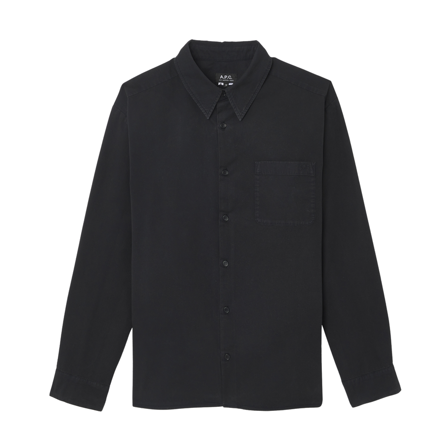 Chemise Malo Logo - Faux Noir