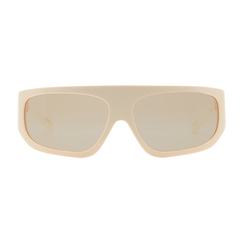 FARAH - Cream White / Transparent Grey Lens