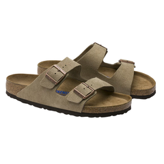 Arizona Soft Footbed Suede Leather - Taupe