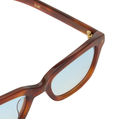 CLINT - Classic Havana / Light Blue Gradient Lens