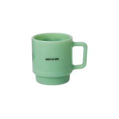 Heart Glass Mug - Jade