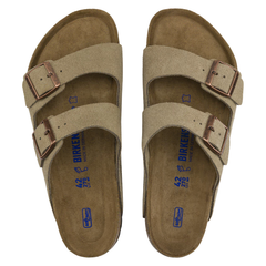 Arizona Soft Footbed Suede Leather - Taupe