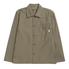 Norse Standard Twill Overshirt - Sediment Green