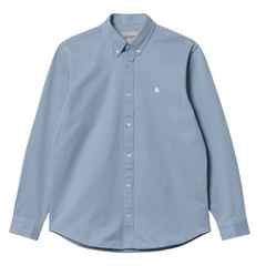 Madison Shirt - Frosted Blue/White