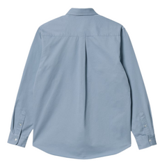 Madison Shirt - Frosted Blue/White