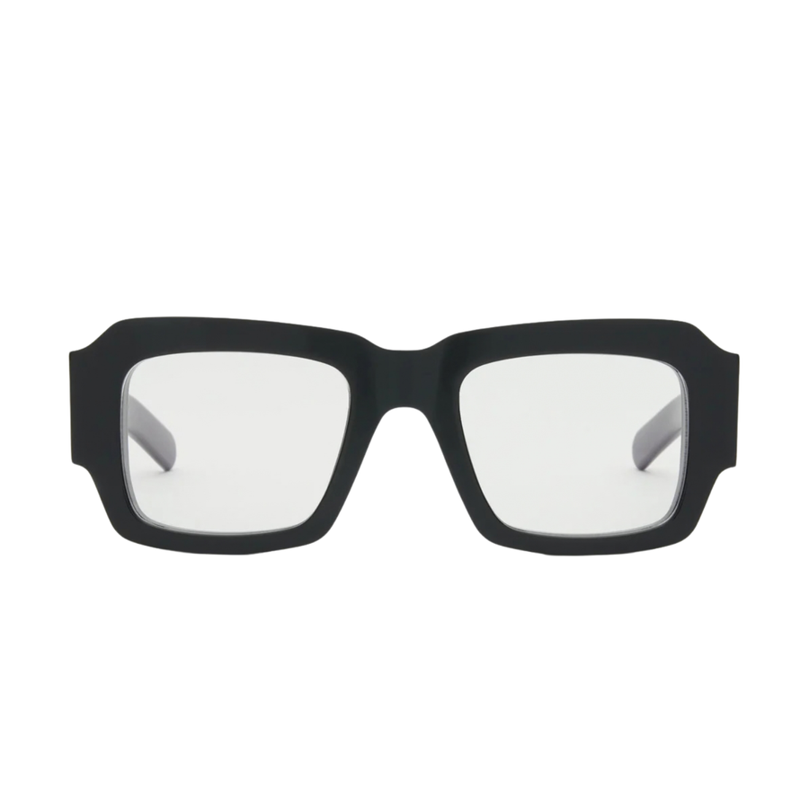 MARFA - Solid Black / Clear Lens Blue Light