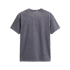Distressed Quote T-Shirt - Washed Shadow Black