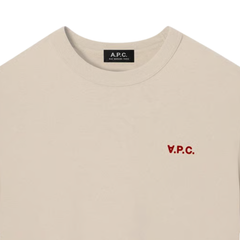 Boxy Petit VPC T-Shirt - Rouge Fonce/White
