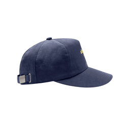Box Cap - Navy/Yellow