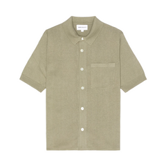 Rollo Cotton Linen SS Shirt - Clay