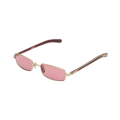 STING - Brushed Light Gold/Solid Bordeaux/Dust Pink Lens