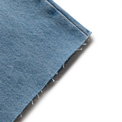 Jean Relaxed Raw Edge- Light Blue