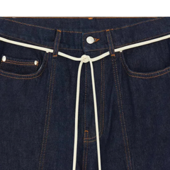 Felled Denim Short - Raw Indigo