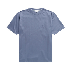 Johannes Organic N Logo T-shirt - Fog Blue