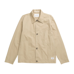 Arresskov Compact Cotton Overshirt - Utility Khaki