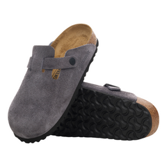 Boston Suede Leather - Velvet Grey