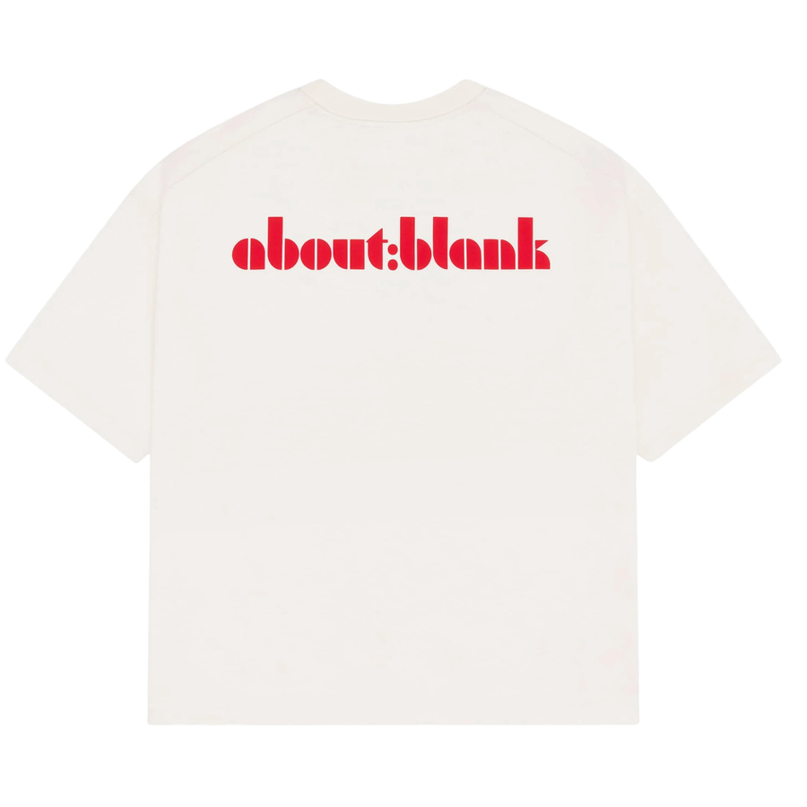 Haus T-Shirt - Oat/Red