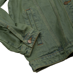 Distressed Jacket - Washed Green