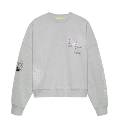 Knocked Crewneck - Grey Melange