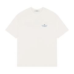 Blazon T-Shirt - Oat/Blue/Navy
