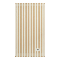 Beach Towel - Almond Stripes
