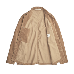 Folke Wide Corduroy Chore Jacket - Utility Khaki