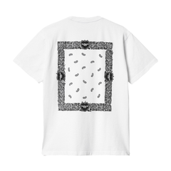 S/S Paisley T-Shirt White/Black