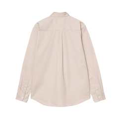 L/S Madison Shirt - Fleur De Sel/Wax