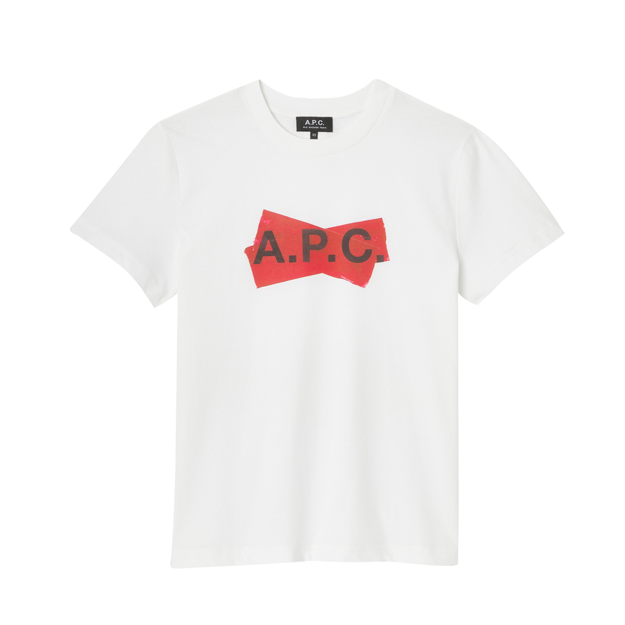 Manches Scotch Rouge T-Shirt - White