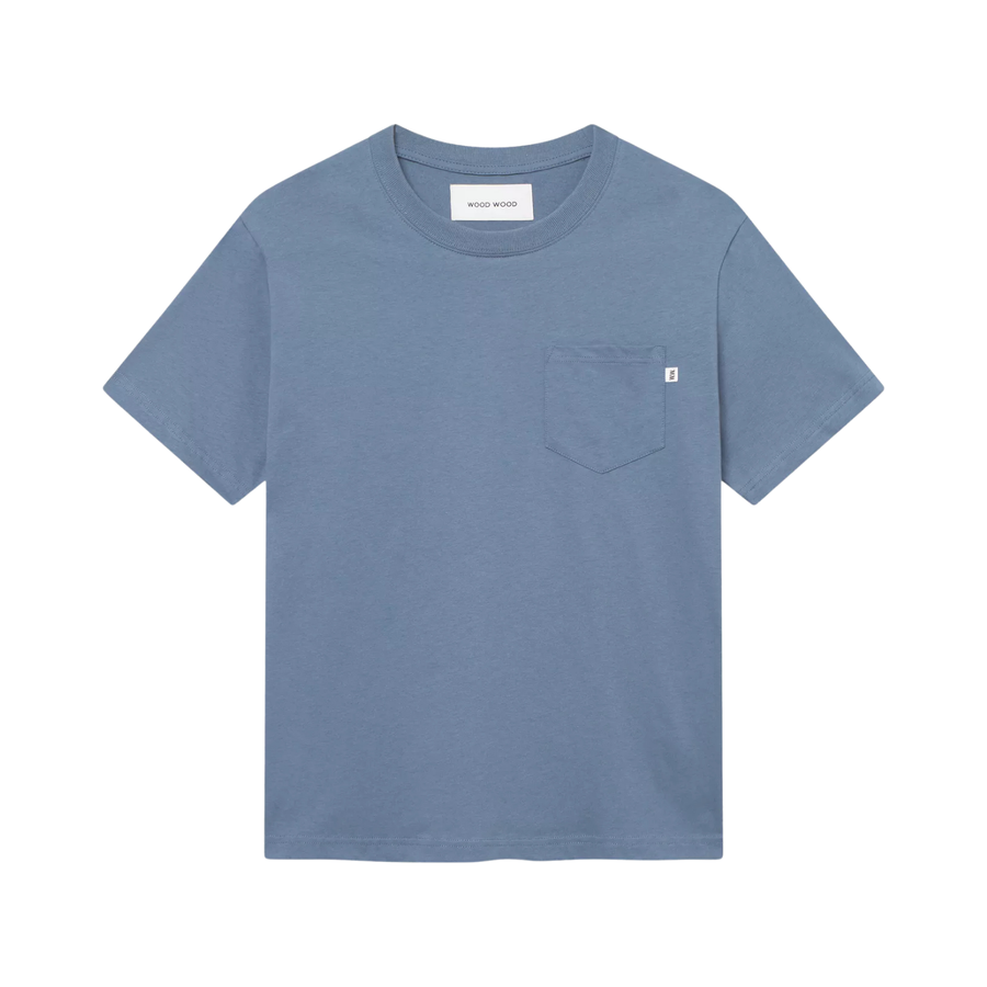 Bobby Pocket Tee - Bluefin