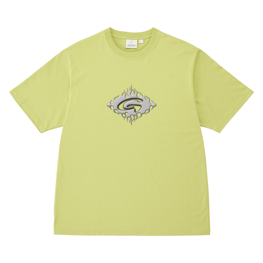 Flames Tee - Sweet Pea