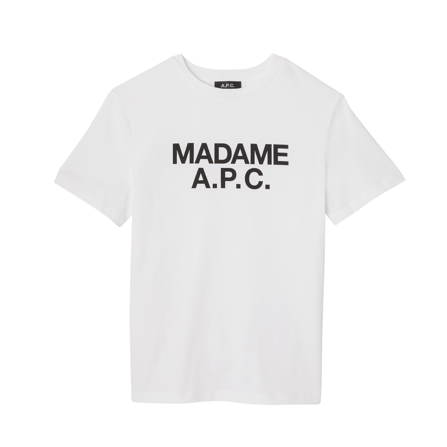 Manche Courte Madame APC T-Shirt - White