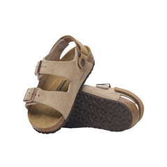 Milano Kids Suede Leather - Taupe