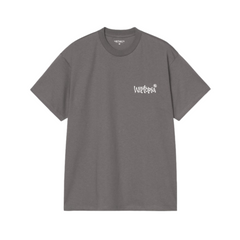 S/S Wiptopia Script T-Shirt - Porphyry/Wax