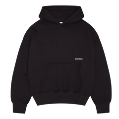 Box Hoodie - Black/Ecru