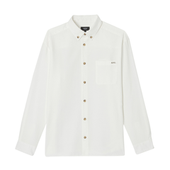 Chemise Mateo Logo - Blanc Casse
