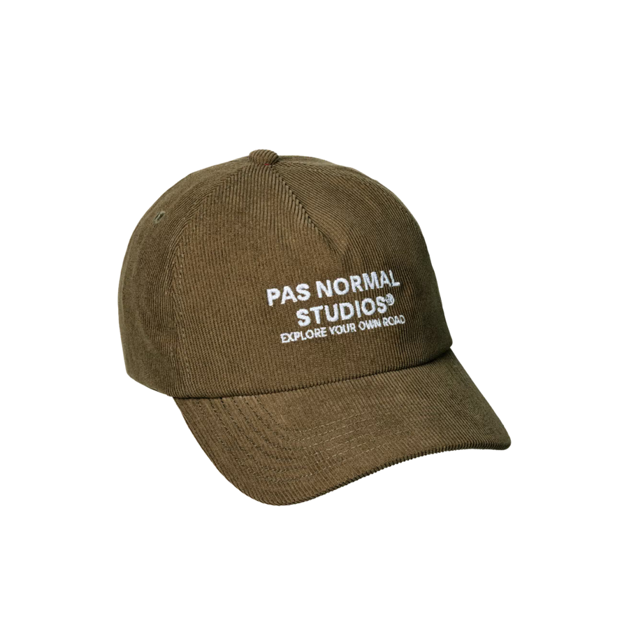 Off-Race Tech Corduroy Cap - Deep Olive