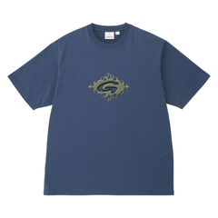 Flames Tee - Navy