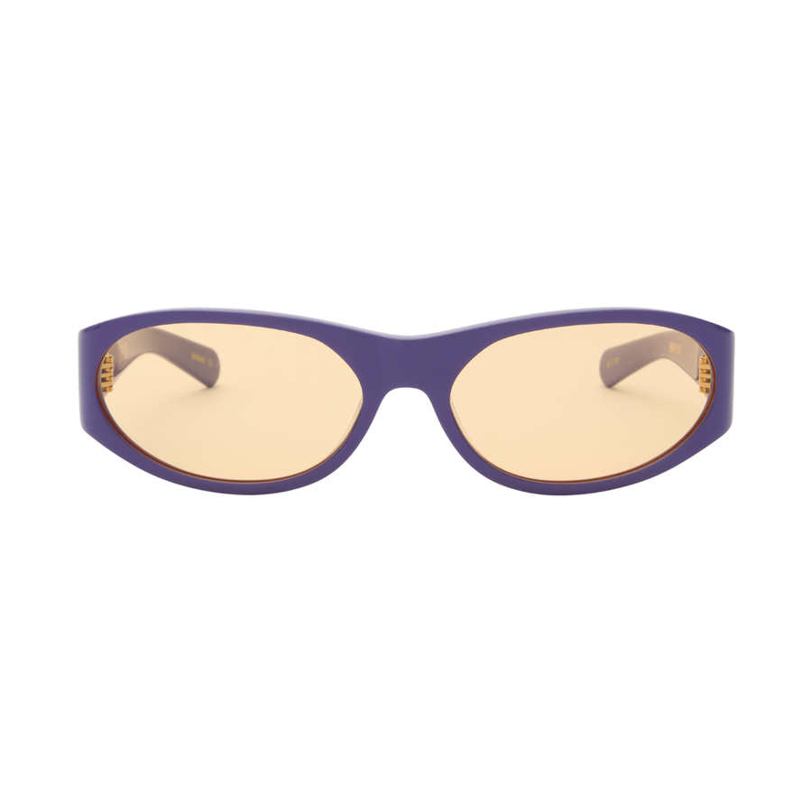 EDDIE KYU - Solid Lilac/Orange Lens Blue Light Lens