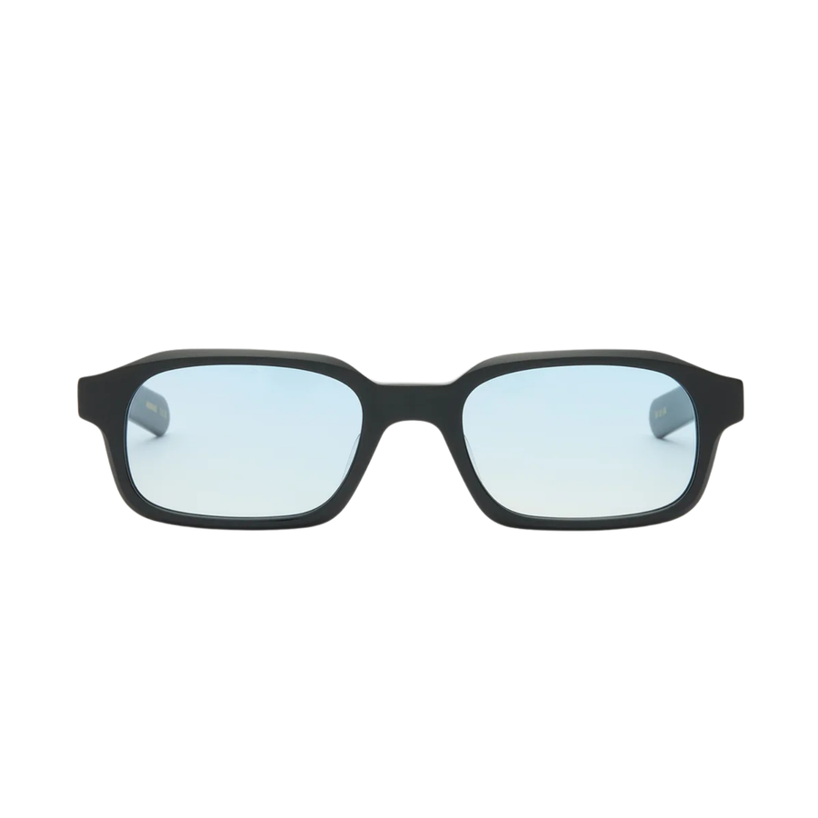 HANKY - Solid Black / Light Blue Gradient Lens