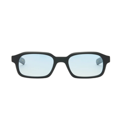 HANKY - Solid Black / Light Blue Gradient Lens
