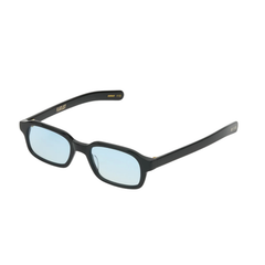 HANKY - Solid Black / Light Blue Gradient Lens