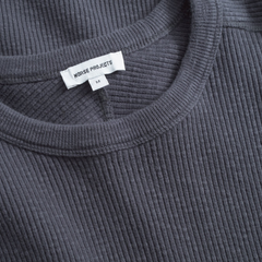 Eske Military Rib LS T-Shirt - Graphite