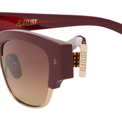 DEACON - Solid Bordeaux/Brown Gradient Lens