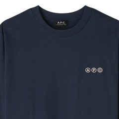 Manche Longue Adresse T-Shirt - Dark Navy