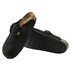 Boston Suede Leather  - Black