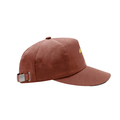 Box Cap - Brown/Gold
