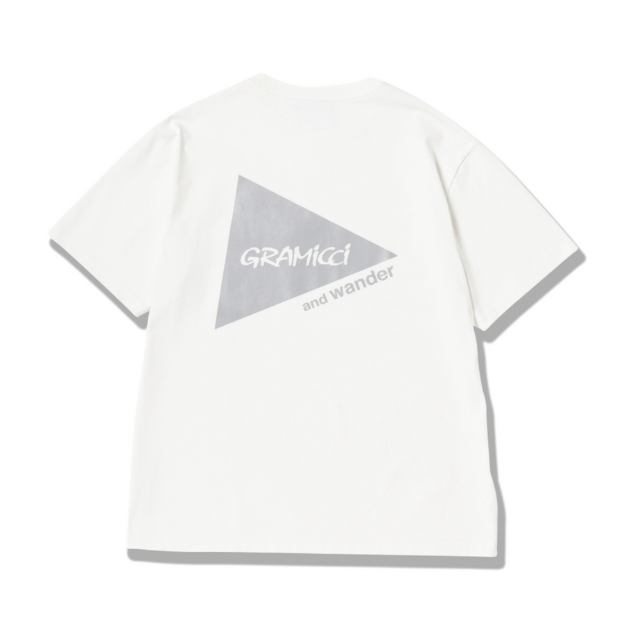 Gramicci x and wander Backprint Tee - White