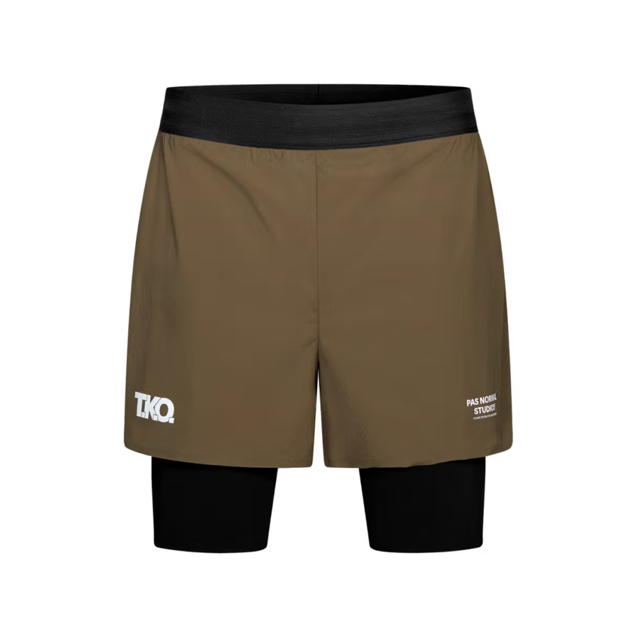 T.K.O. Balance 2-in-1 Shorts - Dark Stone