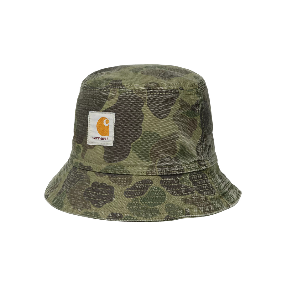 Duck Bucket Hat - Camo Duck, Green/Office Green (Garment Dye)